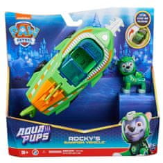 Spin Master Paw Patrol Aqua vodní vozidla s figurkou - Rocky