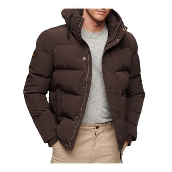 Superdry Bunda Superdry Everest krátký pufer s kapucí M501174304O