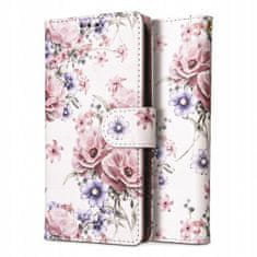 Tech-protect Wallet knížkové pouzdro na Samsung Galaxy M34 5G, blossom flower