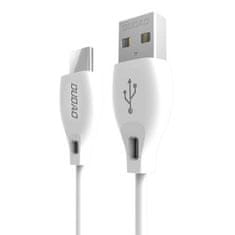 DUDAO Dudao USB-C kabel 2.1A 2m bílý (L4T 2m bílý)