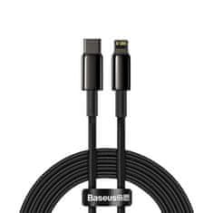 BASEUS Baseus USB Type C - Lightning rychlonabíjecí kabel Power Delivery 20 W 2 m černý (CATLWJ-A01)