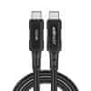 Acefast USB Type C - Kabel USB Type C 2m, 100W (20V/5A) černý (C4-03 Black)