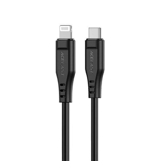 AceFast Kabel Acefast MFI USB Type C - Lightning 1,2 m, 30W, 3A černý (C3-01 black)