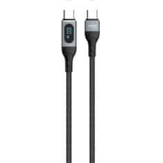 DUDAO Dudao USB Type C - Rychlonabíjecí kabel USB Type C PD 100W 1m černý (L7MaxC)