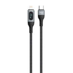 DUDAO Dudao USB Type C - Lightning rychlonabíjecí kabel PD 20W 1m černý (L7MaxL)