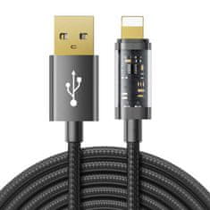 Joyroom Joyroom USB - Lightning nabíjecí / datový kabel 2,4A 20W 2m černý (S-UL012A20)
