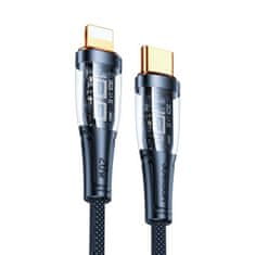 Joyroom Rychlonabíjecí kabel Joyroom s inteligentním přepínačem USB-C - Lightning 20W 1,2 m černý (S-CL020A3)