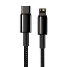 BASEUS Baseus USB Type C - Lightning rychlonabíjecí kabel Power Delivery 20 W 2 m černý (CATLWJ-A01)