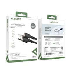 AceFast Kabel Acefast MFI USB - Lightning 1,2 m, 2,4 A černý (C2-02 black)