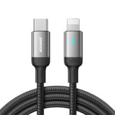 Joyroom Joyroom USB C - Lightning 20W řady A10 kabel 1,2 m černý (S-CL020A10)