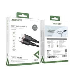 Kabel Acefast MFI USB Type C - Lightning 1,2 m, 30W, 3A černý (C2-01 black)