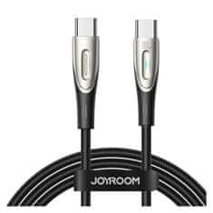 Joyroom Joyroom Star-Light Series SA27-CC5 USB-C / USB-C 100W kabel 1,2 m - černý