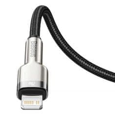 BASEUS Baseus Cafule Metal Datový kabel USB typu C - Lightning 20 W Power Delivery 1 m černý (CATLJK-A01)