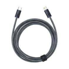 BASEUS Kabel Baseus pro iPhone USB typu C - Lightning 2 m, Power Delivery 20 W, šedý (CALD000116)