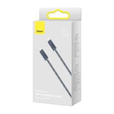 BASEUS Kabel Baseus pro iPhone USB typu C - Lightning 2 m, Power Delivery 20 W, šedý (CALD000116)