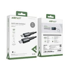 AceFast Acefast USB Type C - Kabel USB Type C 1,2 m, 60W (20V/3A) šedý (C1-03 tmavě šedý)