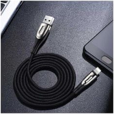 Joyroom Joyroom Sharp Series USB-A - Lightning 2,4A rychlonabíjecí kabel 3m černý (S-M411)