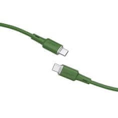 AceFast Acefast USB Type C - Kabel USB Type C 1,2 m, 60W (20V/3A) zelený (C2-03 oliver green)