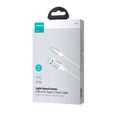 Joyroom Vysokorychlostní přenosový kabel Joyroom Light-Speed Series SA25-AC6 USB-A / USB-C 100W 2m - bílý