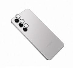 FIXED ochranná skla čoček fotoaparátů pro Samsung Galaxy S24, stříbrná