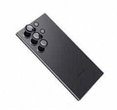 FIXED ochranná skla čoček fotoaparátů pro Samsung Galaxy S24 Ultra, černá
