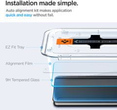 Spigen ochranné sklo tR EZ Fit HD Transparency pro Samsung Galaxy S24+, 2ks