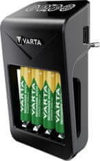 Varta nabíječka Plug Charger+, včetně 4x AA 2600 mAh