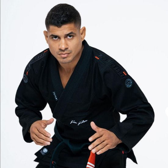 Tatami Fightwear Kimono na BJJ Tatami Elements Superlite Gi černé + Bílý pásek zdarma