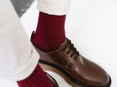 STEVEN 130 světle šedé pánské ponožky Merino vlna Barva: šedá světlá, Velikost: 44-46