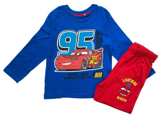 Eplusm Chlapecké bavlněné pyžamo Blesk McQueen 95