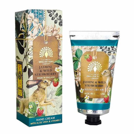 English Soap Company Krém na ruce - Jasmín & Lesní jahody, 75ml