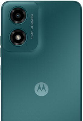 moderní mobilní dotykový telefon smartphone motorola Moto G04 15W nabíjení telefonu 5000 mah baterie výdrž lte wifi Bluetooth 2 sim Dual SIM dedikovaný slot paměťová karta 6,6palcový hd+ IPS displej 16mpx fotoaparát google assistant  makro objektiv širokoúhlá kamera výkonný fotoaparát makro hloubkový objektiv Unisoc T606 výkonný procesor LTE 4G Dolby Atmos stereo reproduktory duální stereo reproduktory PDAF fotoaparát