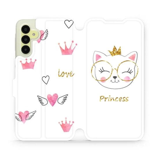 Mobiwear Flip pouzdro na mobil Samsung Galaxy A15 / A15 5G - MH03S Kočička princess