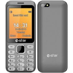 eStar Mobilní telefon X28 Dual Sim - stříbrný