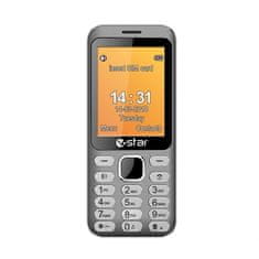 eStar Mobilní telefon X28 Dual Sim - stříbrný