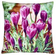 Decora Dekorační polštář CROCUS I. 40x40 cm Mybesthome Varianta: Povlak na polštář, 40x40 cm