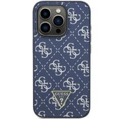 Guess Originální kryt GUESS hardcase 4G Triangle Metal Logo GUHCP15XPG4GPB for Apple iPhone 15 Pro Max , barva modrá