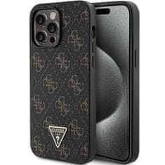 Guess Originální kryt GUESS hardcase 4G Triangle Metal Logo GUHCP14XPG4GPK for Apple iPhone 14 Pro Max , barva černá