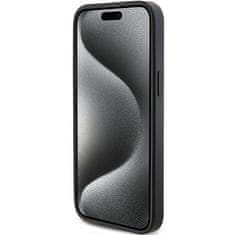 Guess Originální kryt GUESS hardcase 4G Triangle Metal Logo GUHCP14XPG4GPK for Apple iPhone 14 Pro Max , barva černá