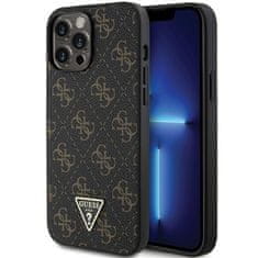 Guess Originální kryt GUESS hardcase 4G Triangle Metal Logo GUHCP14LPG4GPK for Apple iPhone 14 Pro , barva černá