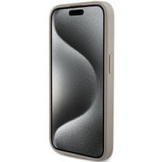 Guess Originální kryt GUESS hardcase 4G Triangle Metal Logo GUHCP15LPG4GPH for Apple iPhone 15 Pro , barva bílá