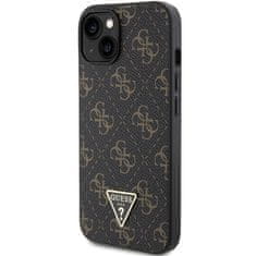 Guess Originální kryt GUESS hardcase 4G Triangle Metal Logo GUHCP15MPG4GPK for Apple iPhone 14 Plus/ 15 Plus , barva černá