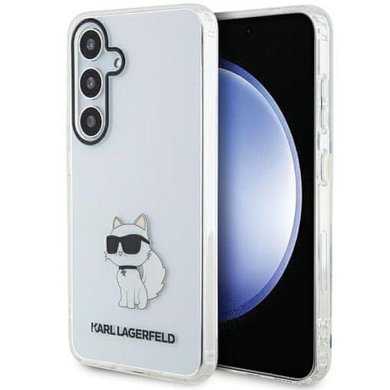 Karl Lagerfeld Originální kryt KARL LAGERFELD hardcase IML Choupette KLHCS24SHNCHTCT pro Samsung Galaxy S24 , barva čirá