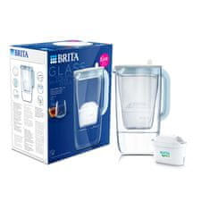 Brita Glass (světle modrá), skleněná filtrační konvice