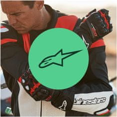 Alpinestars rukavice GP PLUS R V2 černo-bílo-červené L