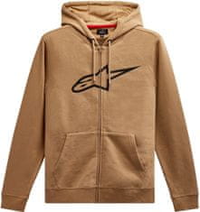 Alpinestars mikina AGELESS II Zip Fleece černo-oranžovo-červená 2XL