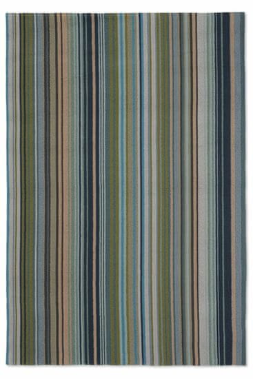 Intesi Venkovní koberec Spectro Stripes Emerald Marine Rust 250x350cm