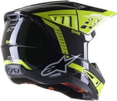 Alpinestars přilba S-M5 2022 Beam fluo černo-žluto-šedá M