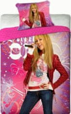Veratex Veratex Povlečení Hannah Montana růžová 70x90 - 140x200cm