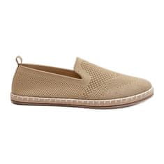 Dámské nazouvací espadrilky Beige velikost 40